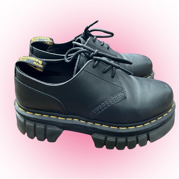 Dr. Martens Black Platform Loafers - Picture 5 of 7